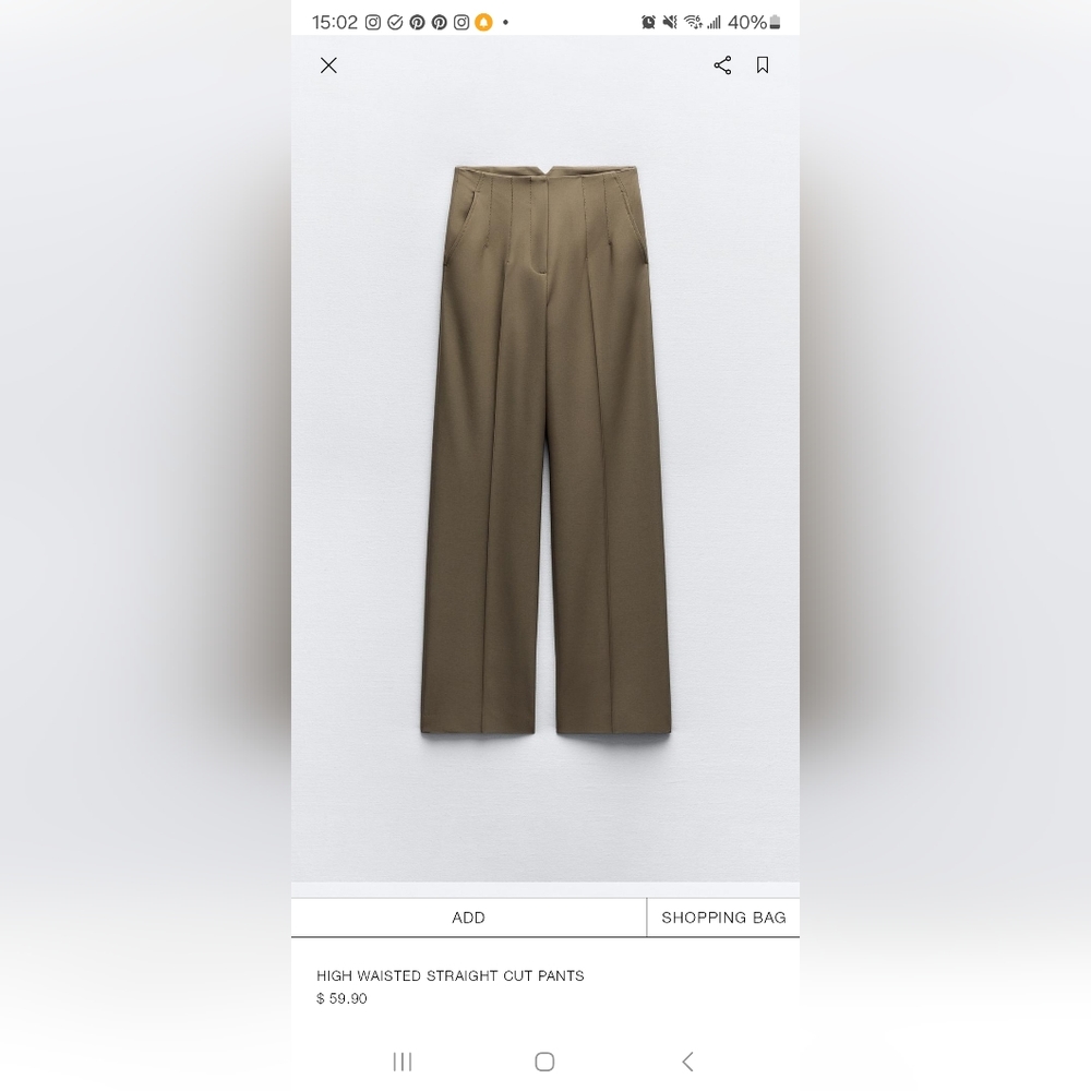 Zara Suit pants size L - Picture 3 of 9